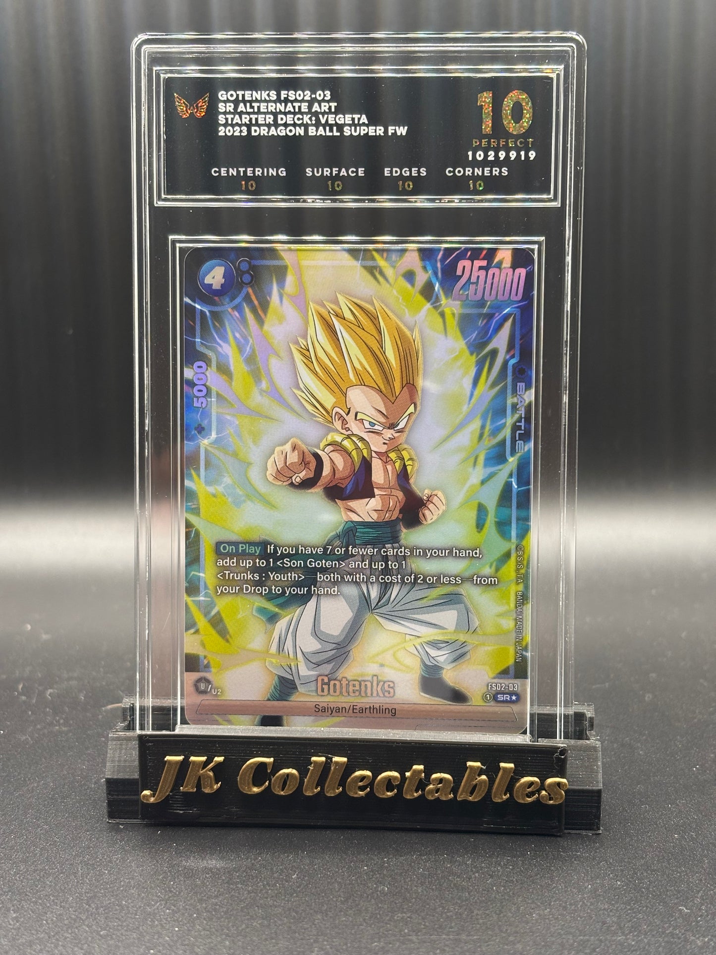 Ark Perfect 10 (Black Label) Dragon Ball Super - Gotenks SR Alt Art FS02-03