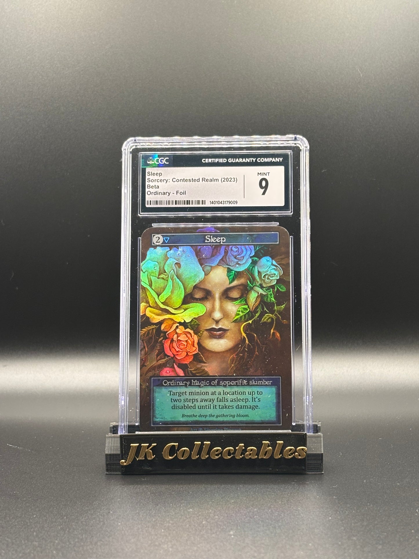 CGC 9 - Sorcery Contested Realm Beta, Sleep Foil