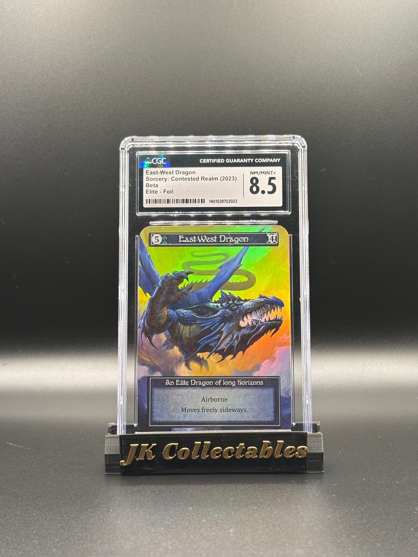 CGC 8.5 - Sorcery Contested Realm Beta, East-West Dragon Foil