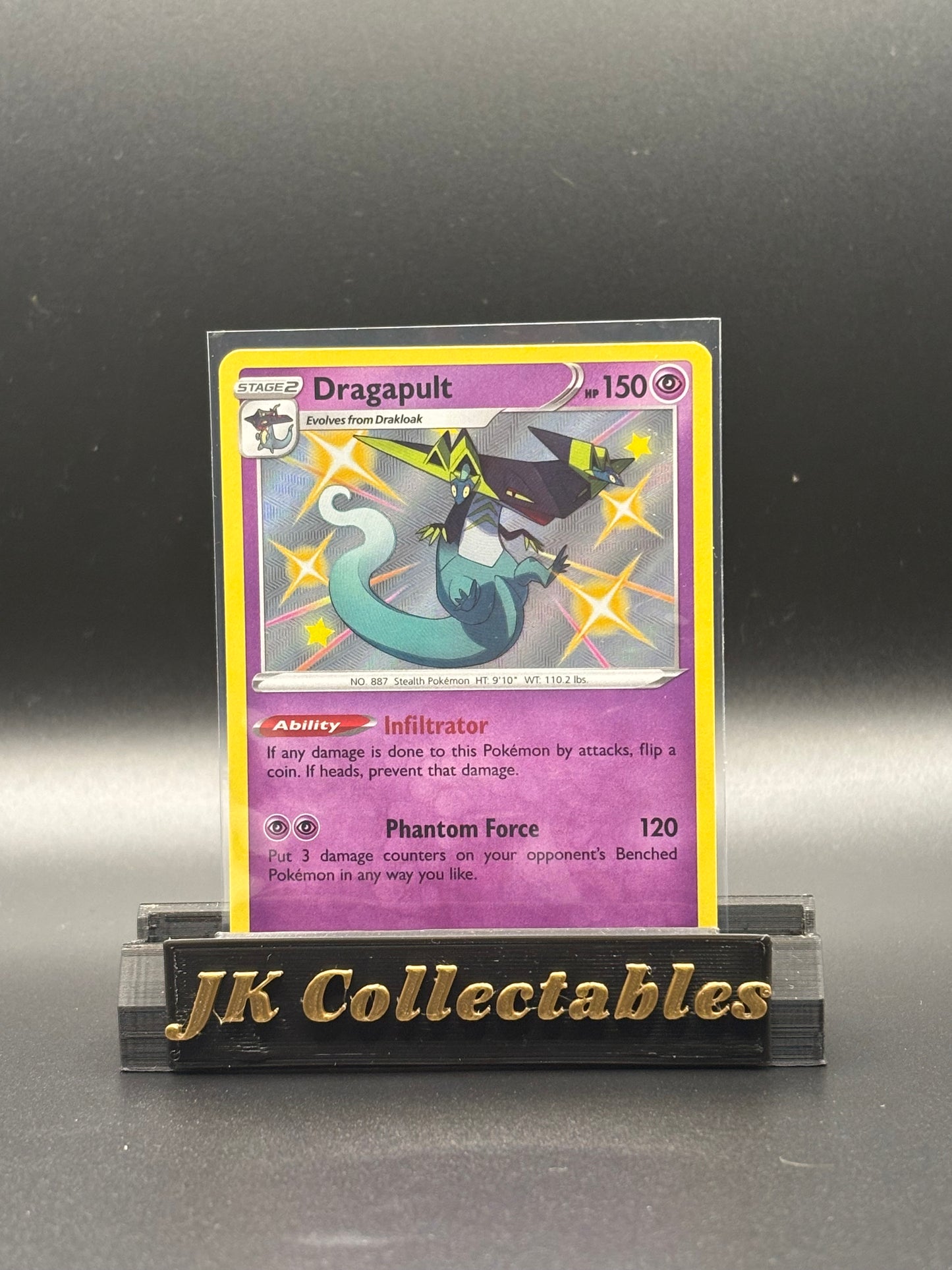 English Pokemon - Shining Fates - Dragapult Shiny SV062/SV122