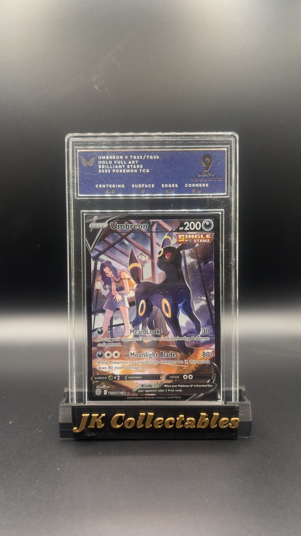 ARK 9 - Japanese Umbreon V Trainer Gallery TG22/TG30
