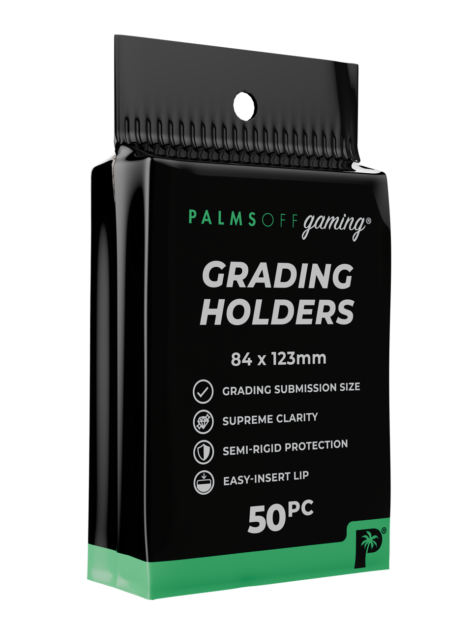 Palms Off Grading Holders - Semi Rigids 50pc