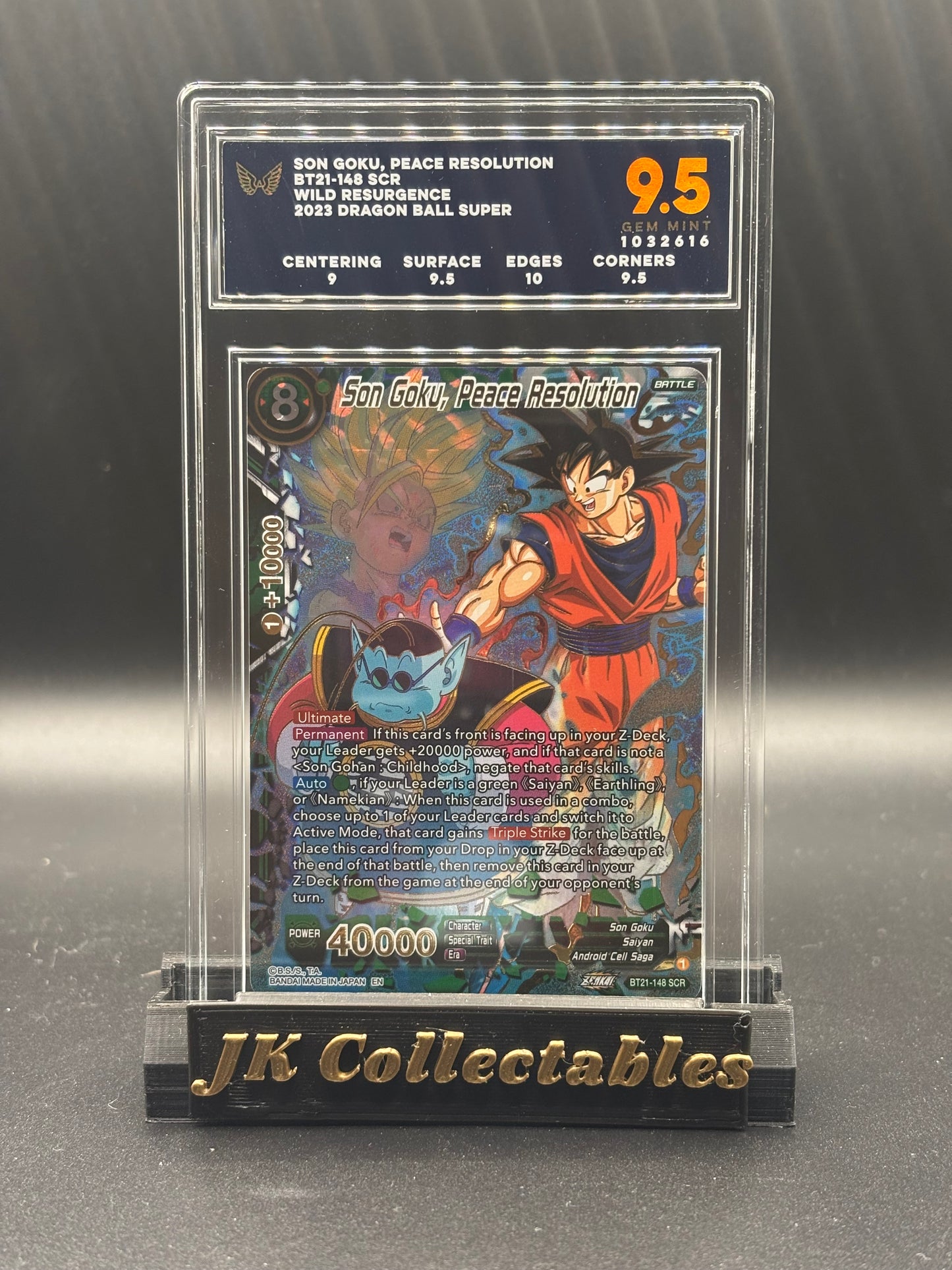Ark Graded 9.5 - Son Goku, Peace Resolution SCR