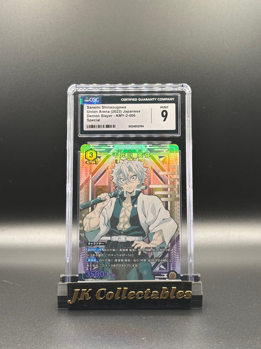 CGC 9 - Japanese Demon Slayer, Sanemi Shinazugawa KMY-2-006