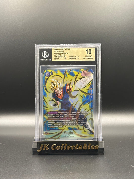 BGS 10 - Dragonball Fusion World Ultra Limit, Vegito Alt Art SCR* FB04-130