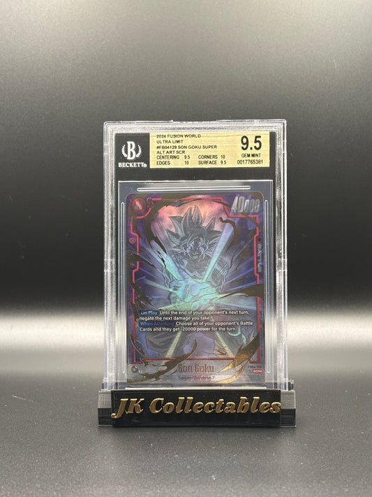 BGS 9.5 - Dragonball Fusion World, Son Goku Alt Art SCR* FB04-129