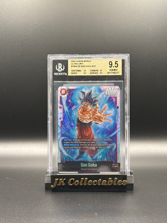 BGS 9.5 - Dragonball Fusion World, Son Goku SCR FB04-129