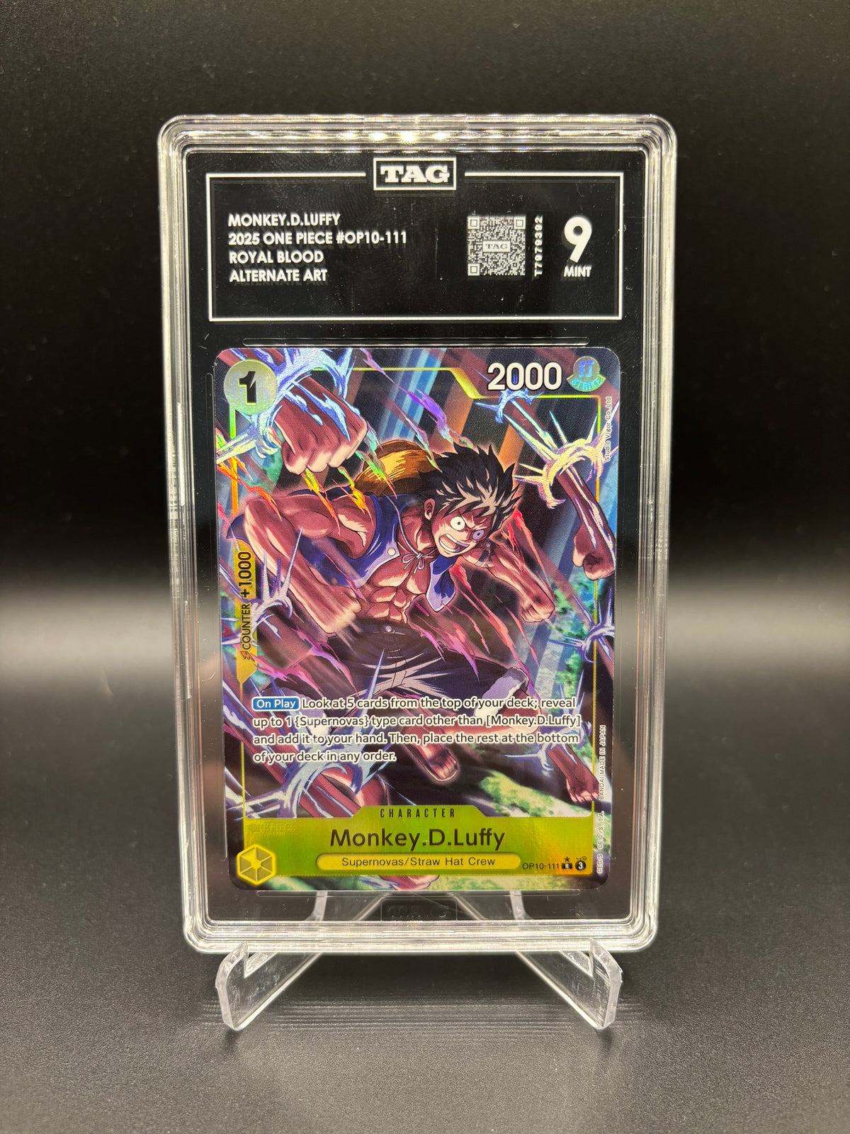 Tag 9 Monkey.D.Luffy R Alt Art - Royal Blood