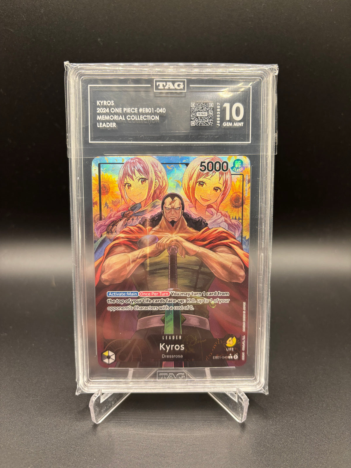 Tag 10 Kyros Alt Art Leader - EB01-040 Memorial Collection