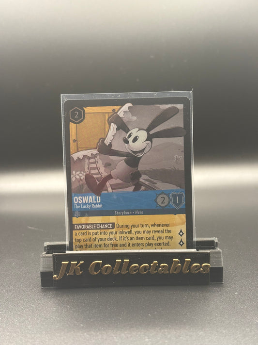 Disney Lorcana Azurite Sea - Oswald Legnedary Foil/ Non Foil 142/204