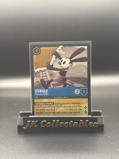 Disney Lorcana Azurite Sea - Oswald Legnedary Foil/ Non Foil 142/204