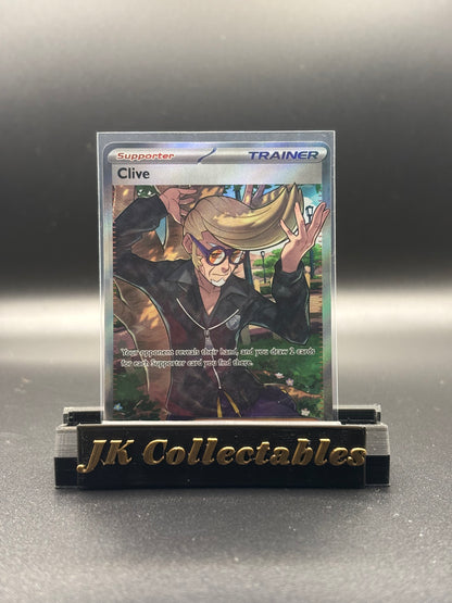 Pokemon Paldean Fates - Full Art Trainer Clive 227/091
