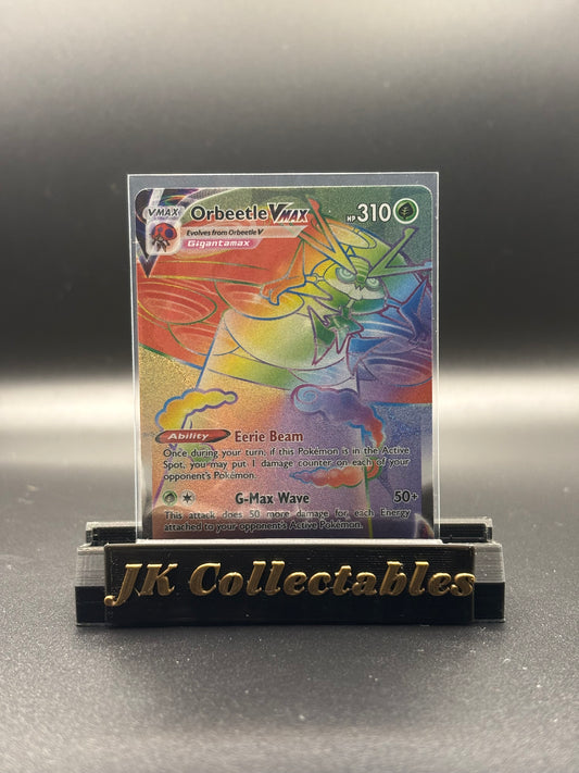 Pokemon Vivid Voltage - Rainbow Rare Orbeetle VMax 186/185