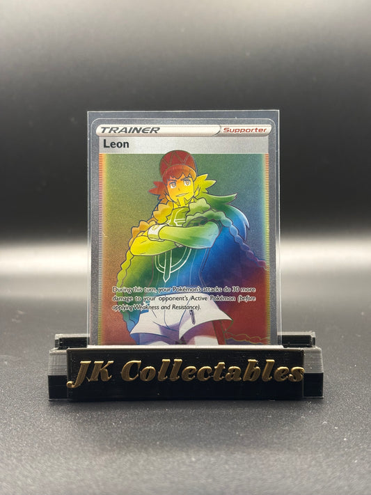 Pokemon Vivid Voltage - Rainbow Rare Leon 195/185