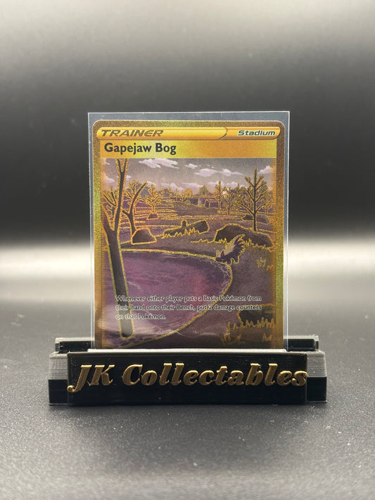 Pokemon SIlver Tempest - Gold Secret Rare Gapejaw Bog 213/195