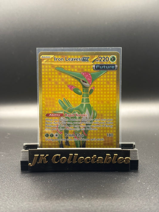 Pokemon Temporal Forces - Gold Secret Rare Iron Leaves 213/162