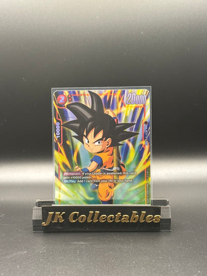 Dragonball Super - Fusion World Ultra Limit SR Alt Art FB04-012 Son Goku (Mini) : DA