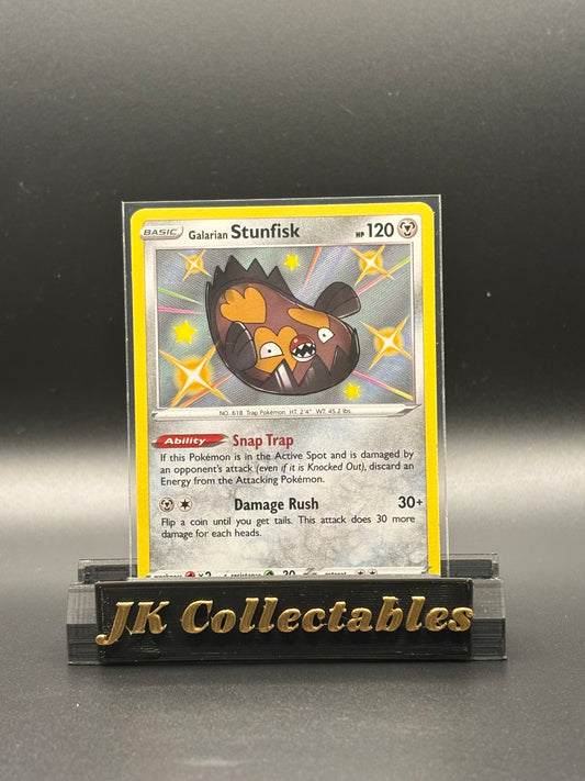 English Pokemon - Shining Fates - Galarian Stunfisk Shiny SV088/SV122