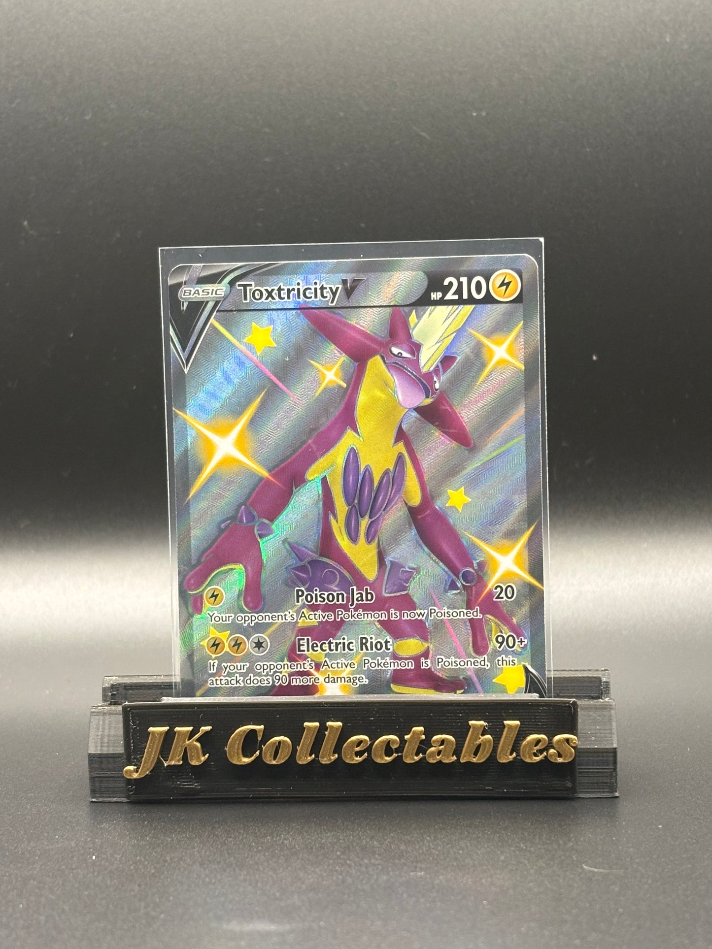 English Pokemon - Shining Fates - Toxtricity V Shiny SV112/SV122