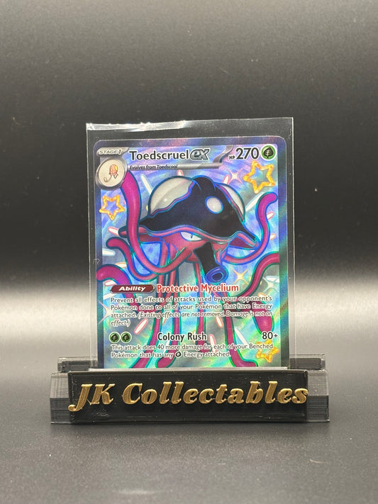 English Pokemon - Paldean Fates - Toedscruel EX Shiny 213/091