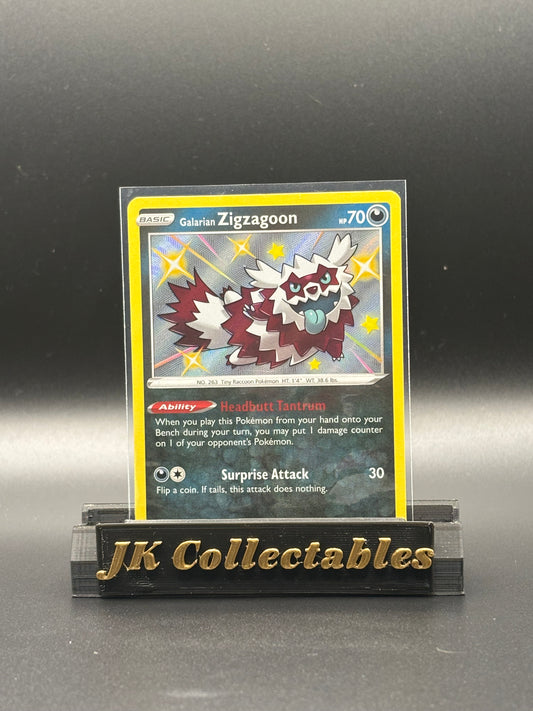 English Pokemon - Shining Fates - Galarian Zigzagoon Shiny SV078/SV122