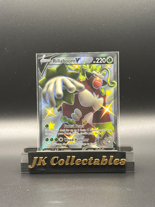 English Pokemon - Shining Fates - Rillaboom VMax Shiny SV105/SV122