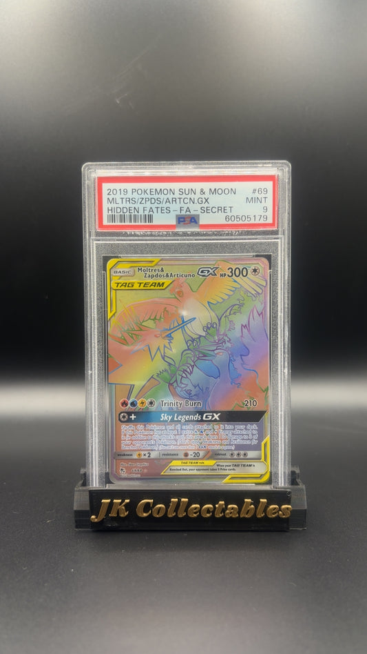 PSA 9 - Pokemon Moltres/Zapdos/Articuno GX 69/68