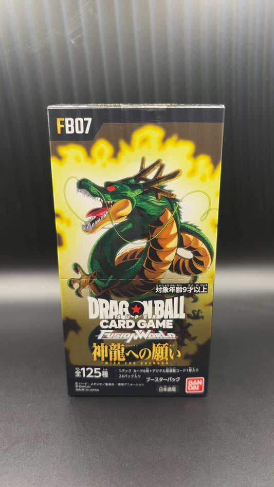 Japanese Dragon Ball Fusion World Booster Boxes