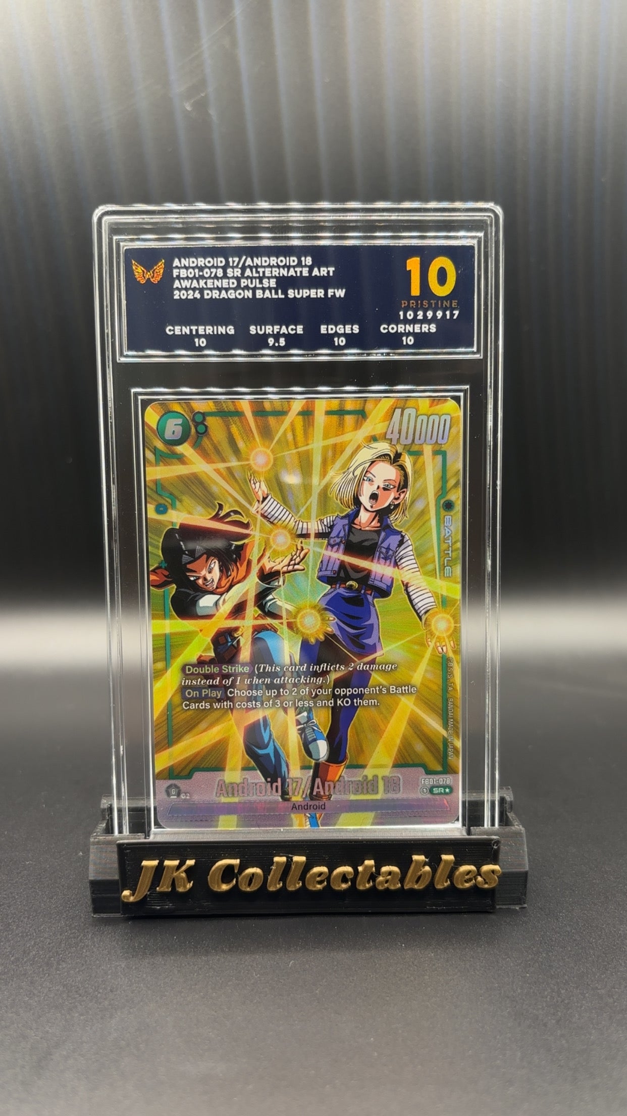 ARK 10 - Dragon Ball Fusion World Android 17/Android 18 FB02-078 SR Alt Art