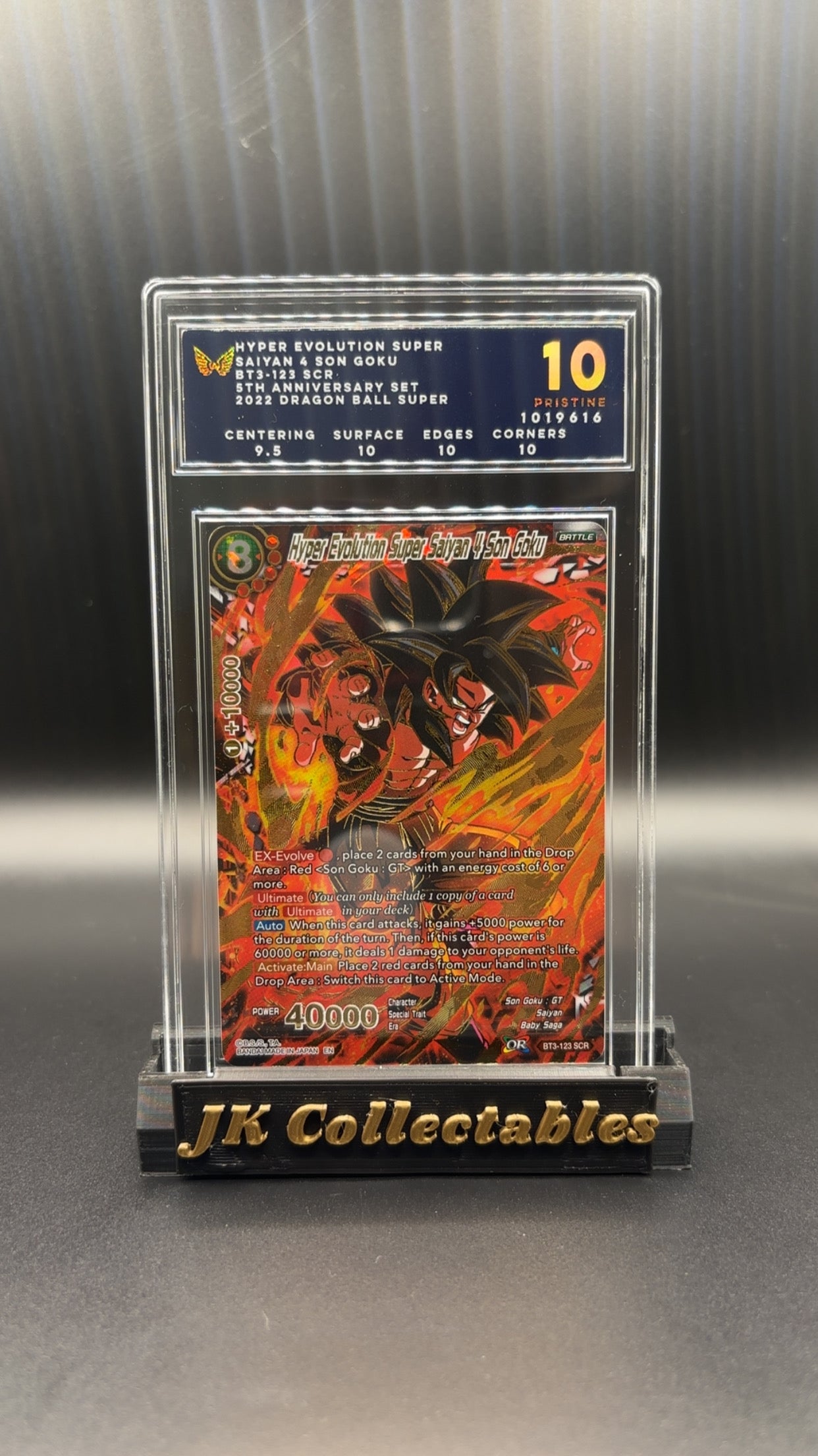 ARK 10 - Dragon Ball Super Hyper Evolution Super Saiyan 4 Son Goku SCR BT3-123