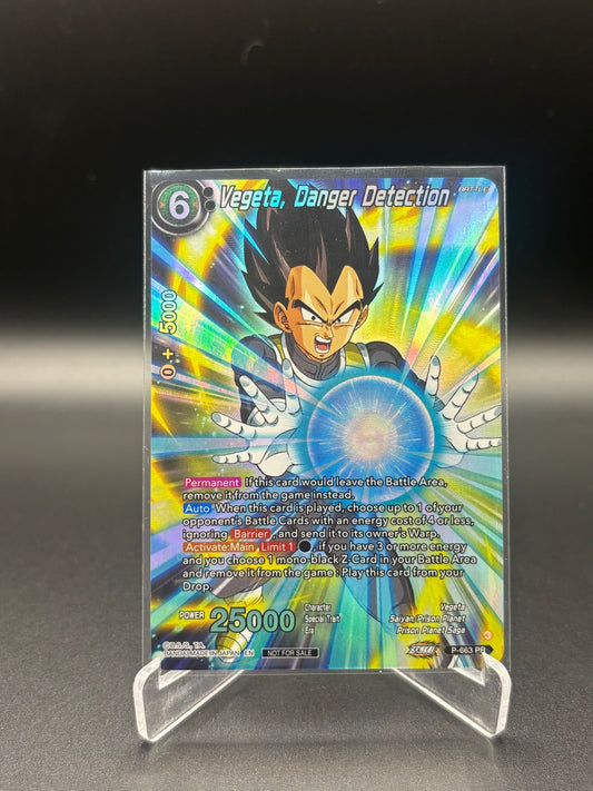 Dragon Ball Super - Vegeta, Danger Detection P-663 Promo Foil (Not For Sale Promo)