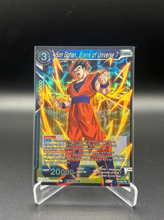 Dragon Ball Super - Son Gohan, Brains Of Universe 7 P-608 (Not For Sale Promo)