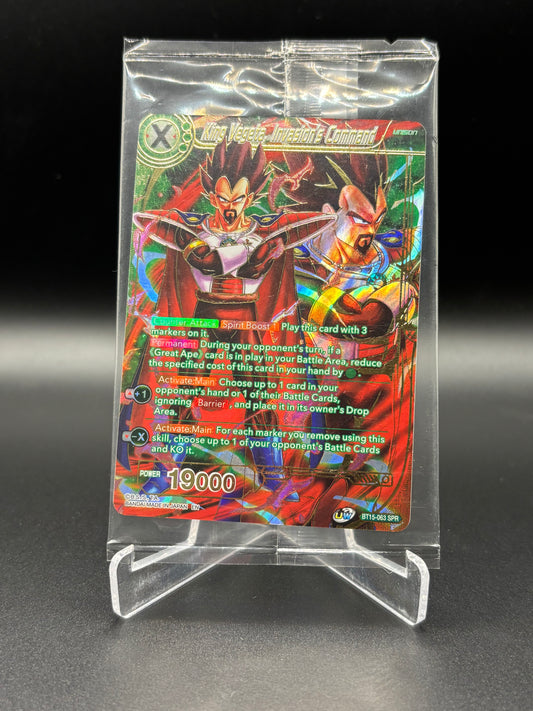 Dragon Ball Super - King Vegeta, Invasion Command BT15-063 SPR