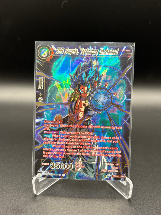 Dragon Ball Super - SSB Gogeta, Technique Unchained BT11-012 RE SPR