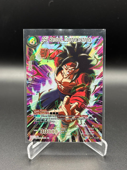 Dragon Ball Super SS4 Bardock, Combat Instincts BT11-131 (SPR) (2nd Edition)