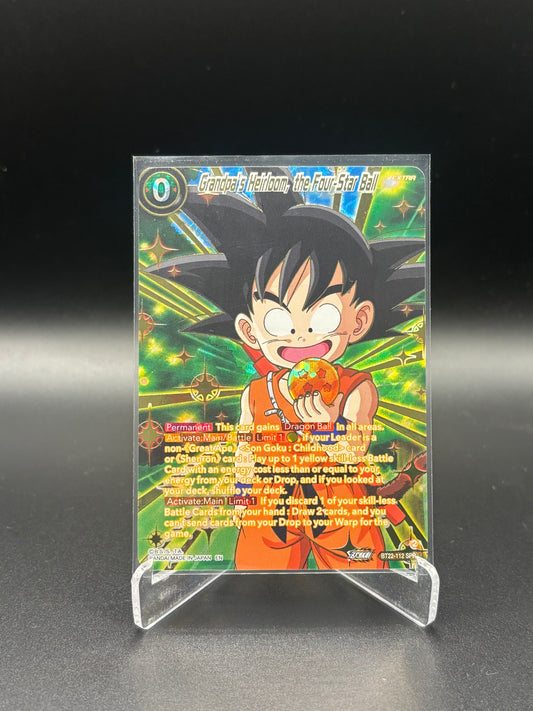 Dragon Ball Super - Gramdpa's Heirloom, The Four Star Ball BT22-112 SPR