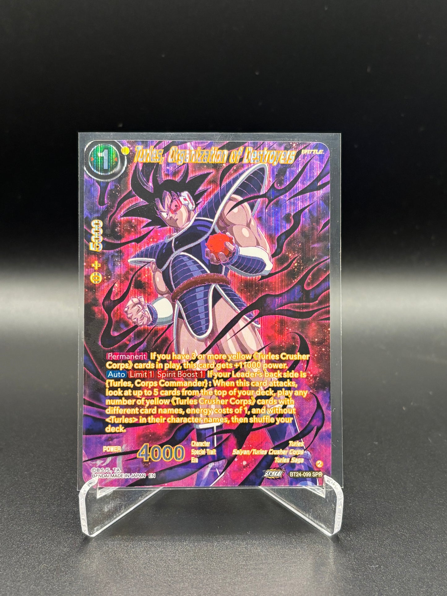 Dragon Ball Super - Turles, Organization Of Destroyers BT24-099 SPR