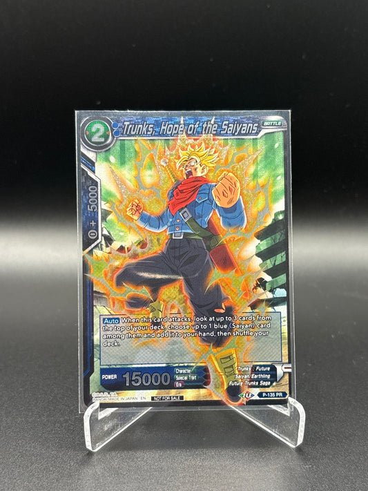 Dragon Ball Super - Trunks, Hope Of The Saiyans P-135 (Not For Sale Promo)
