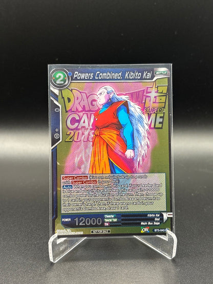 Dragon Ball Super - Powers Combined, Kibito Kai BT3-043 (Not For Sale Promo)