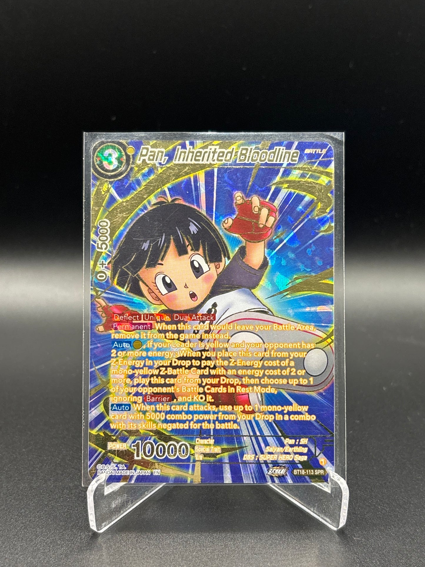 Dragon Ball Super - Pan, Inherited Bloodline BT18-113 SPR