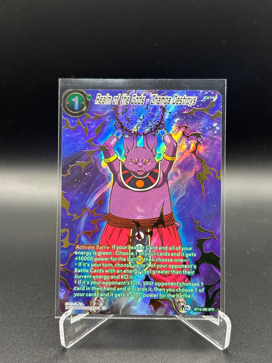 Dragon Ball Super - Realm Of The Gods - Chapa Destroys BT16-069 SPR