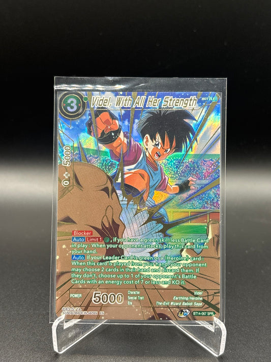 Dragon Ball Super - Videl, With All Her Strength