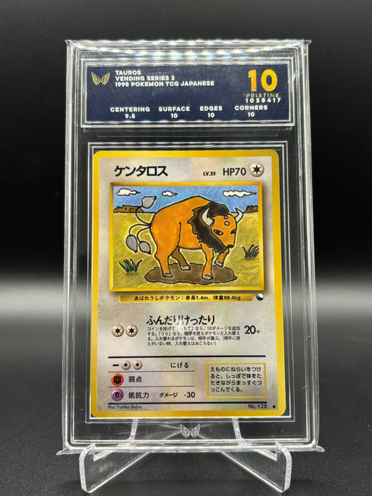 Japanese Pokemon - Tauros No.128 Vending Series 2